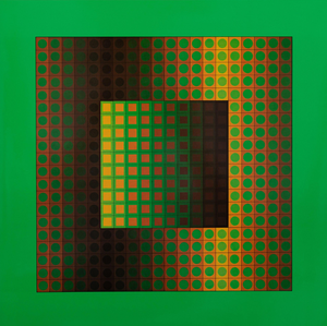 Victor Vasarely, ZETT ZS, Etching
