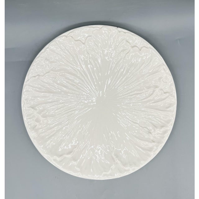 Mid-Century California Pottery White Cabbage Tureen With Underplate and Ladle - Hollywood Regency, Traditional, Grandmillennial For Sale In Houston - Image 6 of 16