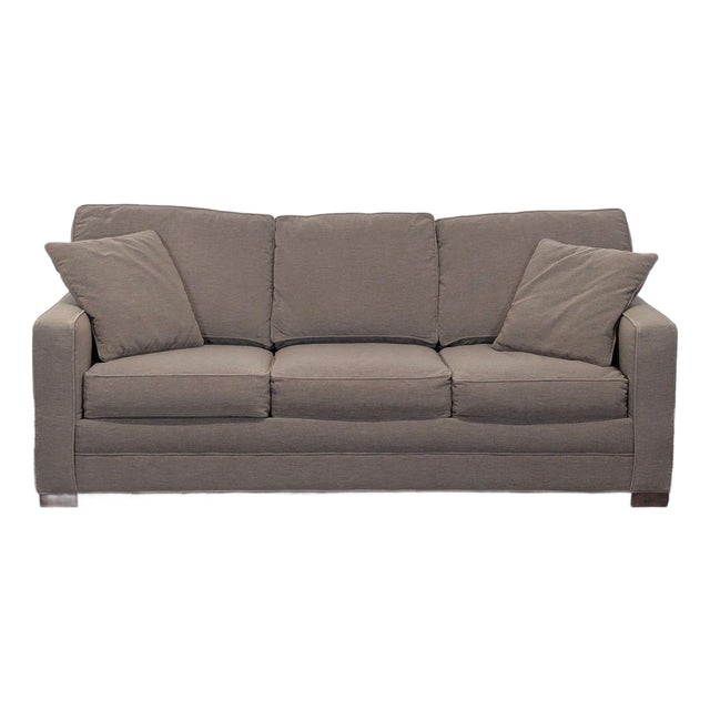 Lee Industries Modern Sleeper Sofa With Cushions For Sale