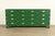 1970s Drexel Heritage Mid-Century Hollywood Regency Campaign Green Lacquered Dresser | Newly Refinished For Sale - Image 5 of 13