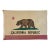Large Genuine Vintage Cotton California Republic Bear Flag For Sale