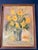 Impressionist Vintage Daffodil Oil Painting on Grumbacher Ny Canvas, Original Mid Century Floral in Gold Frame, Impressionist Flower Art. Signed Mahaffey For Sale - Image 3 of 15