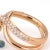 Gemstone Giovanni Ferraris Pave Diamond Ring Rainbow Sapphires 18k Rose Gold Estate size 6.5 For Sale - Image 7 of 7