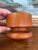 Vintage Kalmar Teak Wood Candle Holder or Vessel Base, Made in Thailand. For Sale - Image 9 of 10