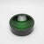 Modern Green Crystal Convex Bowl by Ka Glass For Sale - Image 3 of 8