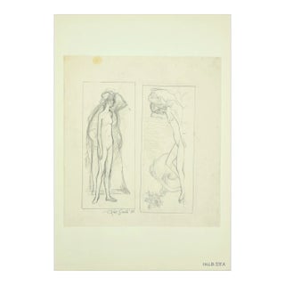 Leo Guida, Sibyl Study, Drawing, 1970 For Sale