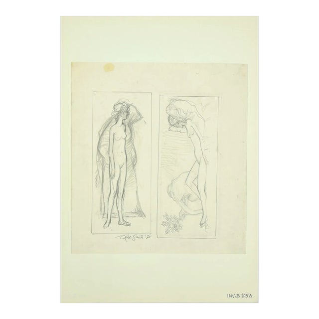 Leo Guida, Sibyl Study, Drawing, 1970 For Sale