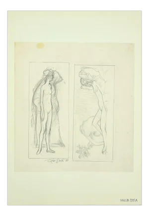 Leo Guida, Sibyl Study, Drawing, 1970