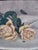 Antique Original Flower Oil Painting, Signed Yellow Roses Still Life Art For Sale - Image 4 of 16