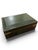 English Classic Dark Green Leather Gentleman's Valet Box | Stitched Leather Keepsake & Desk Storage Case For Sale - Image 3 of 5