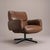 1980s Otto Zapf Executive Lounge Chair by Knoll in Original Chocolate Brown Leather For Sale - Image 5 of 9
