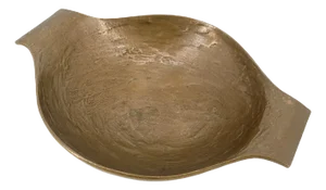 Punched Bronze Bowl from Harjes, Germany