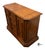 Late 20th Century Vintage American of Martinsville French Country Style Oak & Burl Wood Flip Top Server / Storage Cabinet For Sale - Image 5 of 12