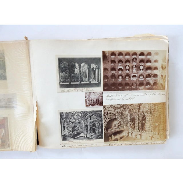 Antique Grand Tour Album Photographs Italy Handcolored Photos Postcards For Sale In Seattle - Image 6 of 12