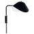Mid-Century Modern Black Anthony Wall Lamp with Fixing Bracket from Serge Mouille For Sale - Image 9 of 9
