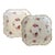 Early 19th Century English Regency Square Porcelain Serving - A Pair For Sale