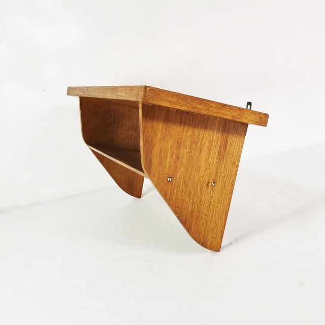 Mid-Century Modern Modern German Wall Shelf, 1960s For Sale - Image 3 of 14