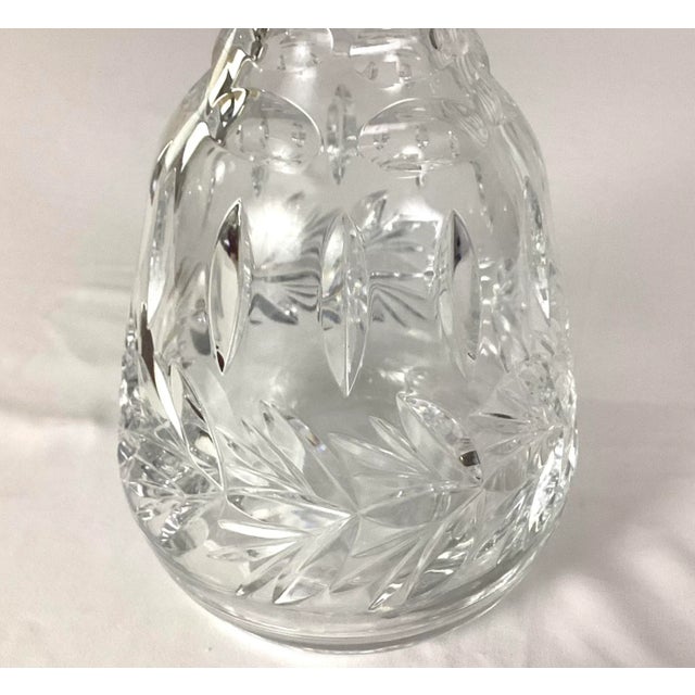 German Crystal, Elegant Cut Crystal Decanter For Sale - Image 4 of 7