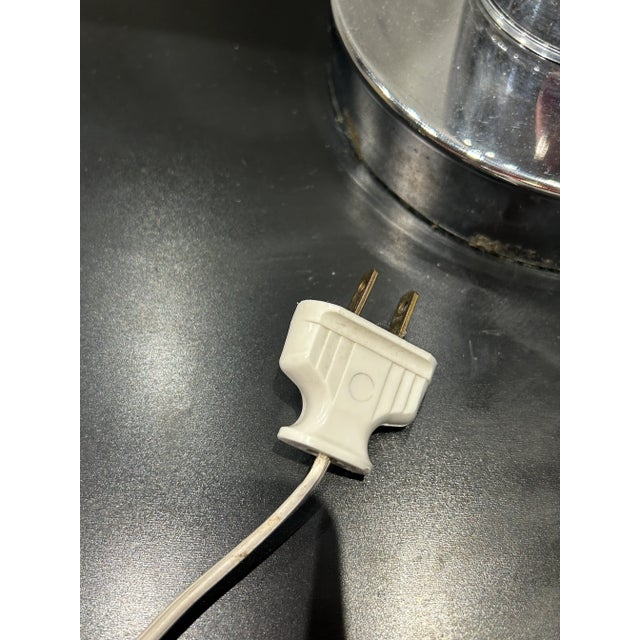 Chrome and Murano Glass Lamp, Italy, 1970 For Sale In New York - Image 6 of 8