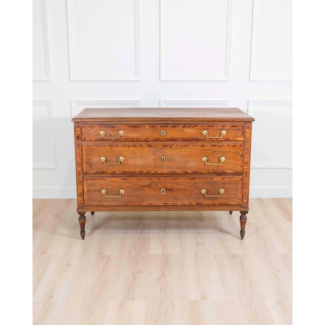 18th Century Italian Louis XVI Period Chest Of Drawers For Sale - Image 4 of 9