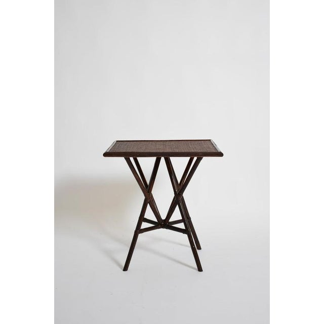 Arrabida Brown Rattan Table by Barracuda Interiors For Sale - Image 5 of 5