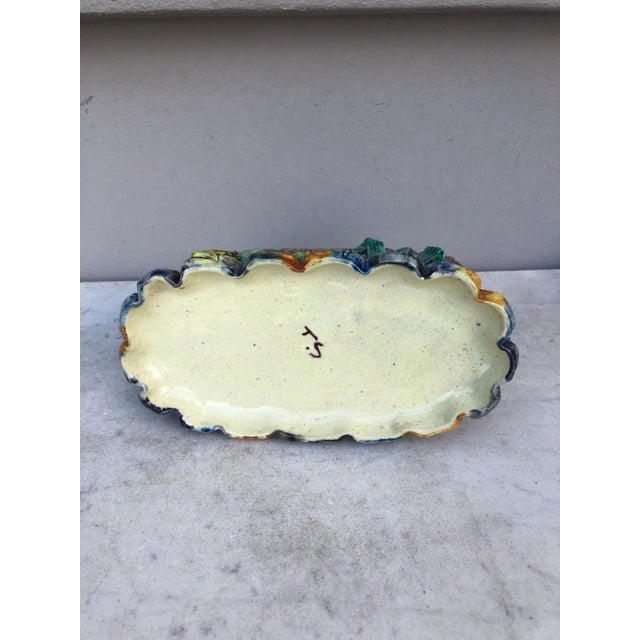 19th Century Majolica Palissy Jardiniere Thomas Sergent For Sale - Image 10 of 12