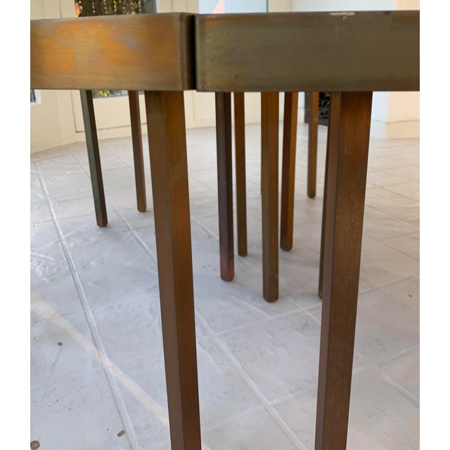 1950s Mid-Century Round Mosaic Tile Modular Coffee Table For Sale In Los Angeles - Image 6 of 10