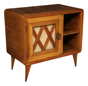 Vintage Italian Nightstand, 1950