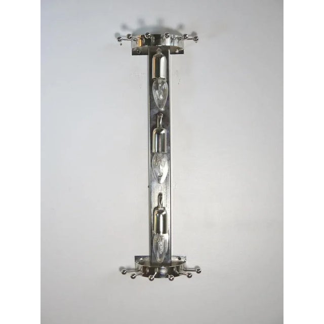 Vintage Italian Wall Sconce in Murano Glass, 1990s, Set of 4 For Sale - Image 9 of 10