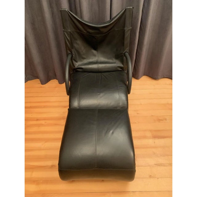 Set of Zen Armchair and Ottoman by Claude Brisson for Ligne Roset, France, 1980s For Sale - Image 10 of 13