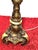 1920s Brass Floor Lamp with Fabric Shade from Unbekannt, 1920s For Sale - Image 5 of 11