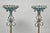 Renaissance Antique Gothic Renaissance Wrought Iron Italian Candle Holder Candelabra - Pair For Sale - Image 3 of 14