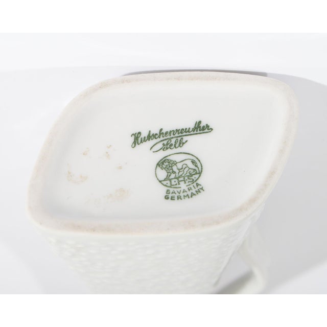 Ceramic German Porcelain Bud Vase With Handle by Hutschenreuther Selb For Sale - Image 7 of 7