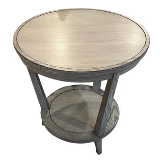 Hickory Chair Rye Round Side Table For Sale