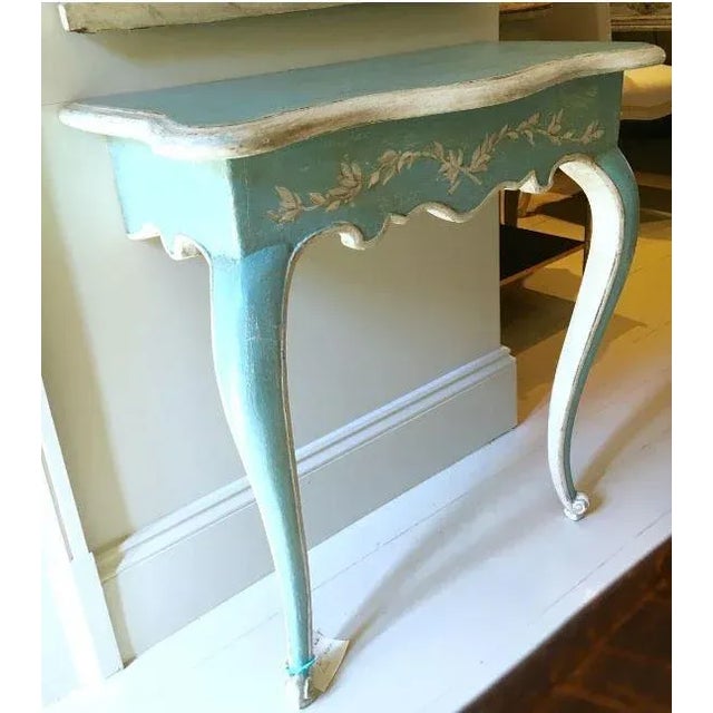 French 19th C. Louis XV Style Painted Console For Sale - Image 3 of 3