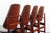 Mid-Century Modern Arne Hovmand Olsen Dining Chairs in Teak Denmark - Set of 4 For Sale - Image 3 of 10