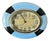 Art Deco Clock in Metal and Enamel, Esperia, 1930s For Sale - Image 11 of 11