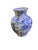 Vintage Chinese Blue and White Floral Vase For Sale In Chicago - Image 6 of 6