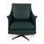 Set of Green Leather Boss Armchair and Ottoman with Manual Function from Flexform For Sale - Image 14 of 18
