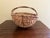 Antique American Splint Oak Basket With Handled Form, Early 20th Century For Sale - Image 10 of 11