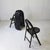 Tric Folding Chairs in Black Lacquered Beech by Achille & Pier Giacomo Castiglioni for Bernini, 1960s, Set of 8 For Sale - Image 6 of 10