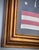Real Vintage American Revolutionary Flag Bicentennial 13 Star Cotton in Gilt Antique Frame For Sale - Image 4 of 7