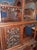 Japanese-Style Carved Wooden Display Cabinet For Sale - Image 4 of 8