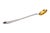 Silver Olive Spoon with Golden Shell and Grooves For Sale - Image 9 of 9