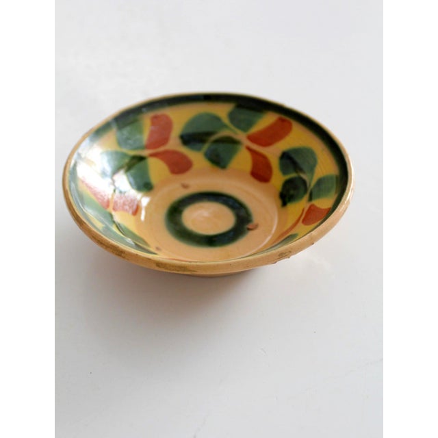 Ceramic Vintage Mid-Century Mexican Folk Pottery Bowl For Sale - Image 7 of 12