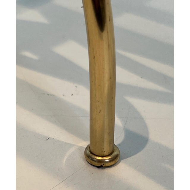 1940s Work in French Neoclassical style nesting tables with arcuate base For Sale - Image 11 of 12