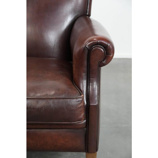 Club Chair in Sheepskin Leather For Sale - Image 9 of 16