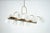 Metal Mid-Century Modern Reticello Glass Chandelier from Venini, Italy, 1940s For Sale - Image 7 of 18