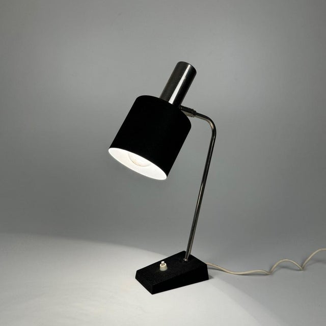 Mid-Century Modern German Adjustable Desk Lamp, 1970s, in Very Good conditions. Designed 1970 to 1979 European Plug (up to...