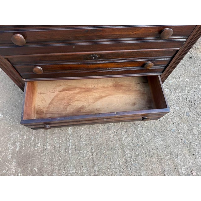 Antique Victorian Eastlake Style Dresser or Chest With Three Drawers For Sale - Image 9 of 15